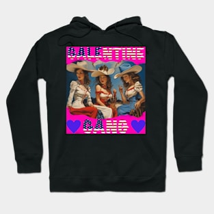 Galentines gang party night Hoodie